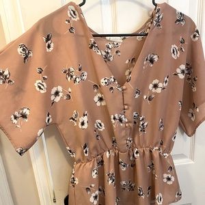 Blush pink Sienna sky blouse great condition only worn a few times size medium